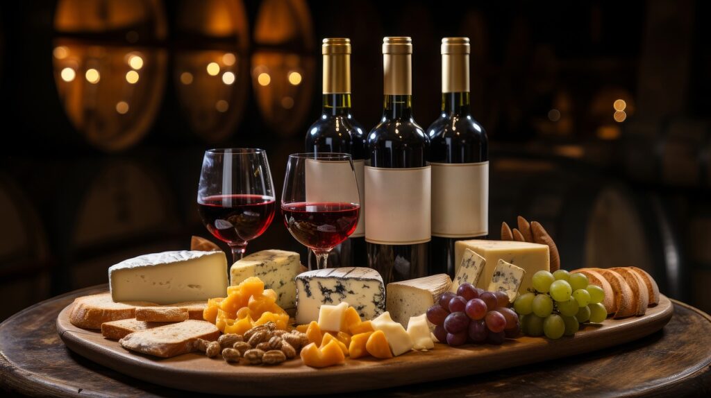 ai generated, cheese platter, wine tasting-8191760.jpg